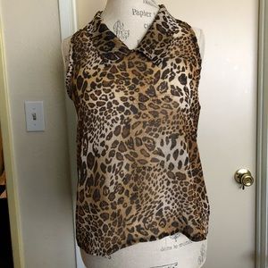 Animal Print Blouse